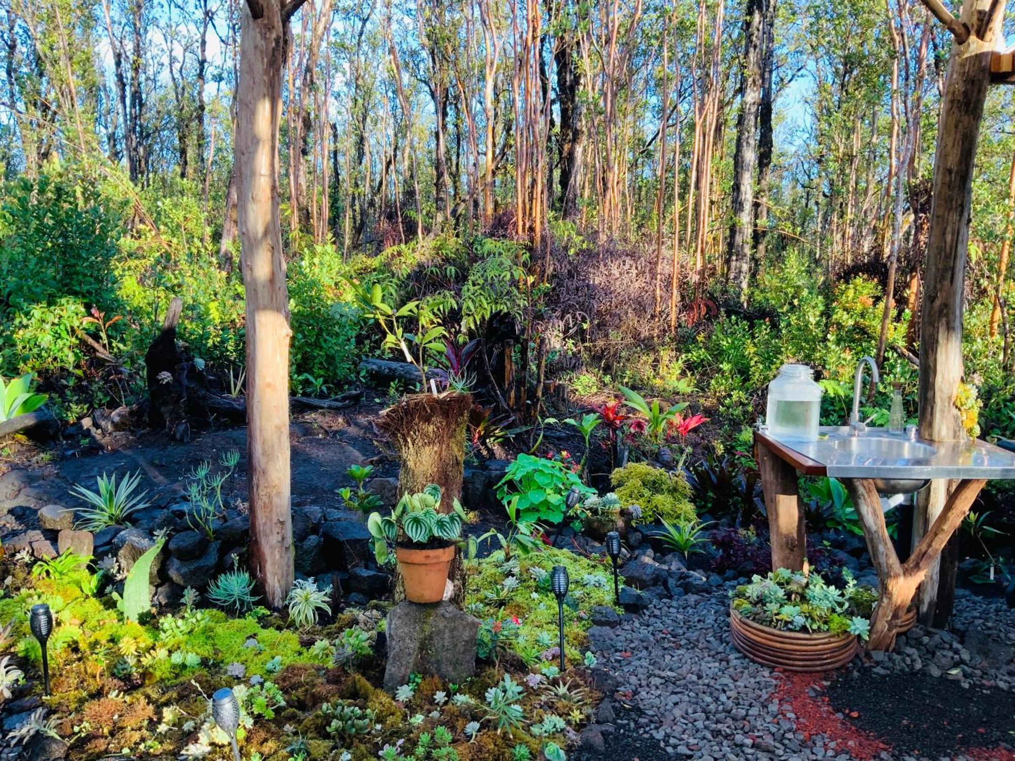 Exotic Garden Cottage At Amazing Volcano Fissure Mountain View Exterior foto