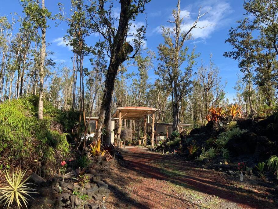Exotic Garden Cottage At Amazing Volcano Fissure Mountain View Exterior foto