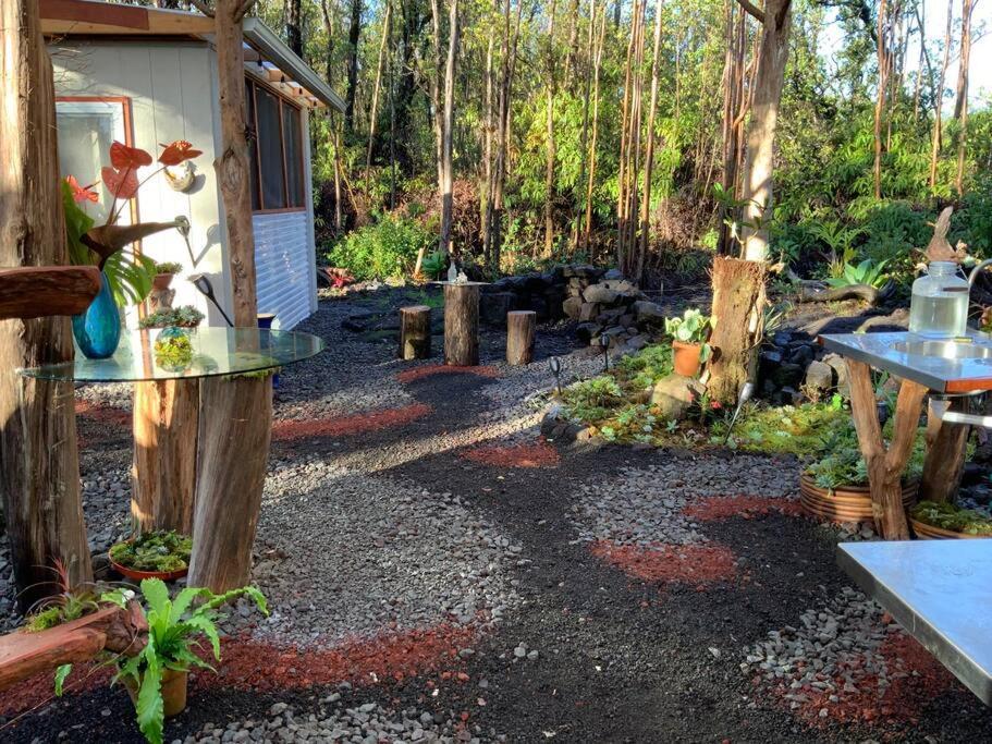 Exotic Garden Cottage At Amazing Volcano Fissure Mountain View Exterior foto