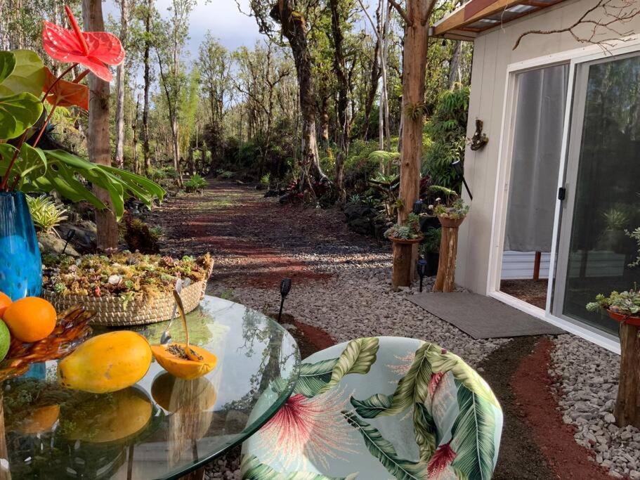 Exotic Garden Cottage At Amazing Volcano Fissure Mountain View Exterior foto
